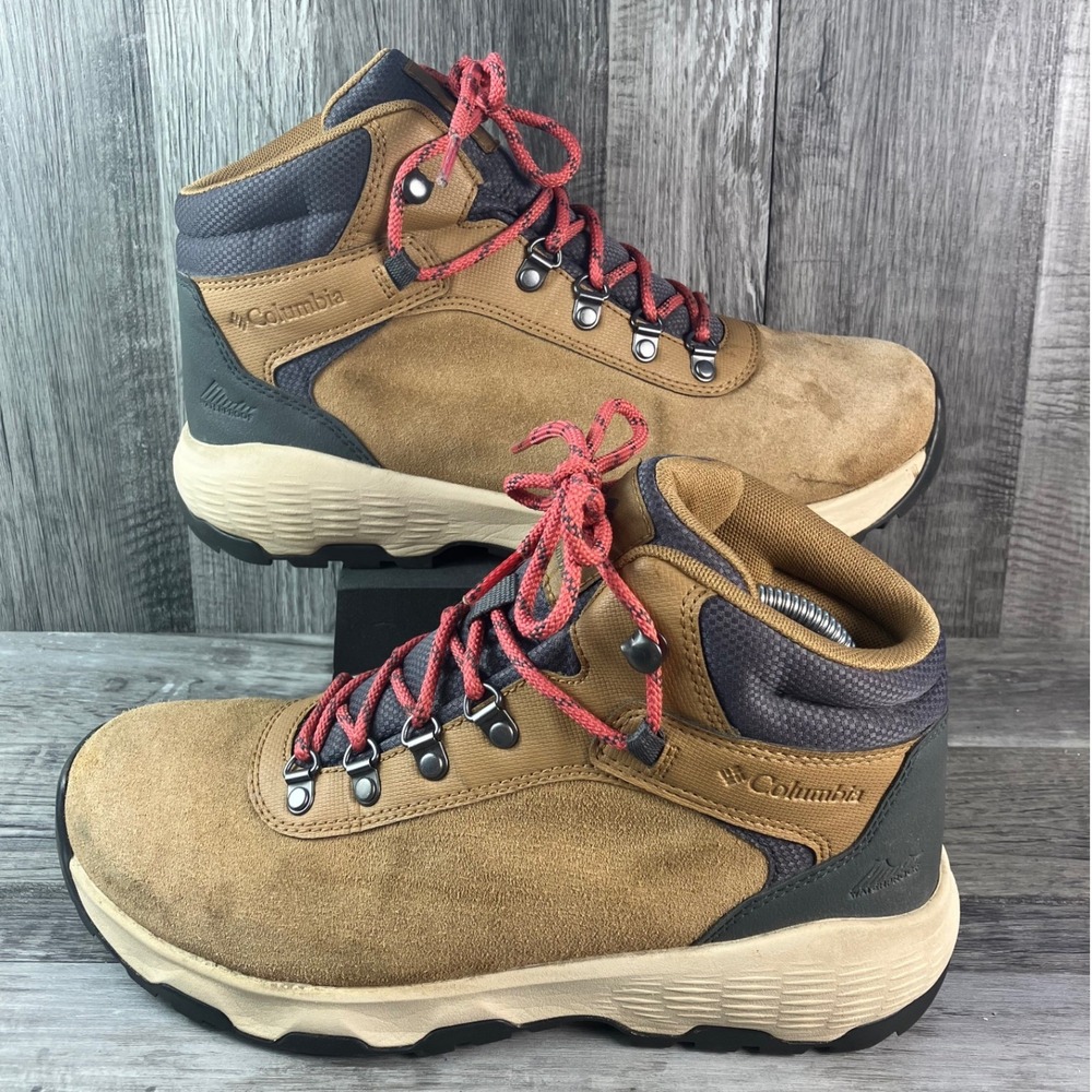 Columbia Newton Wander Hiking Boots Tan Shoes Women Size 9 US YL7183-231